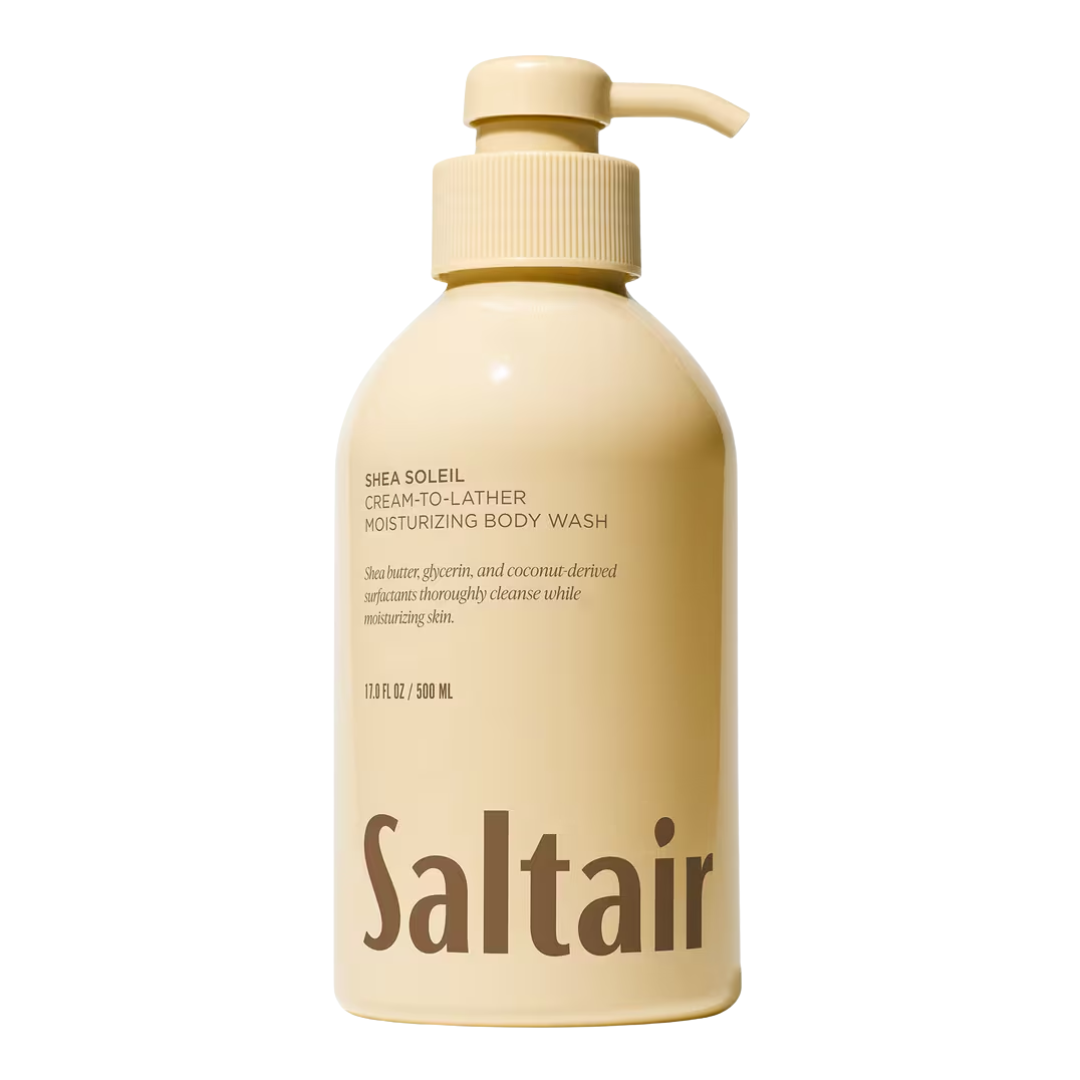 Saltair Cream-to-Lather Moisturizing Body Wash with Glycerin, 17 oz